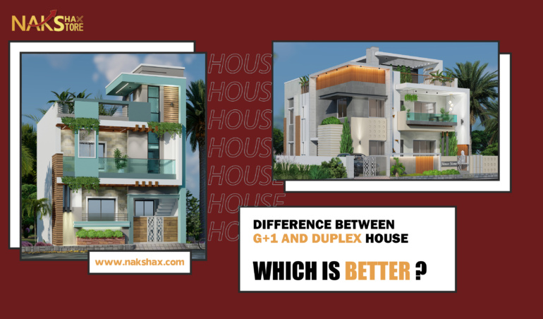 Comparison of G+1 and Duplex House Elevations – Nakshax Store