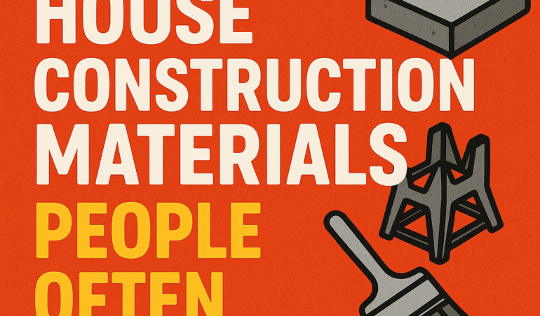 Essential House Construction Materials People Often Ignore - High Contrast Thumbnail