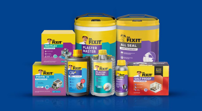 Dr. Fixit Waterproofing and Construction Solutions Product Range